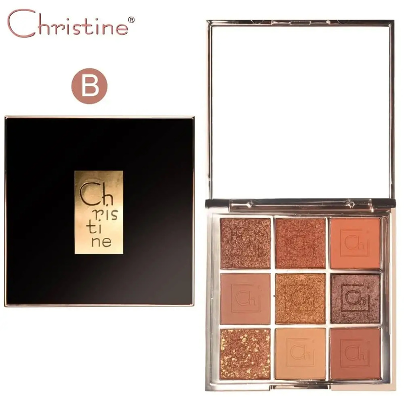 9 Color Eyeshadow - CH-E2206 Shade (B) by Christine