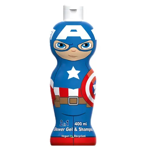 Marvel Captain America 2in1 Shower Gel & Shampoo 400ml