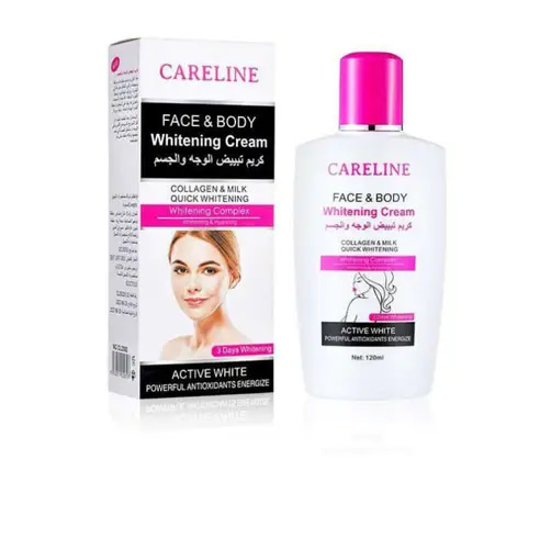 Careline whitening cream for face and body 120 ml