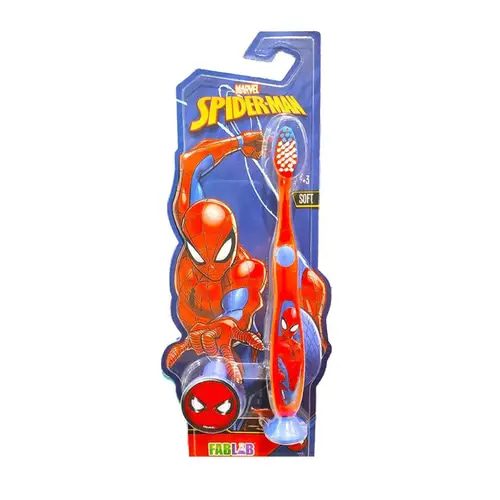 Fab Lab Spiderman Kids Toothbrush Soft 1 Pc