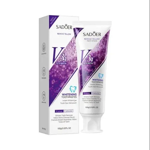 V34 Teeth Whitening Toothpaste 100g