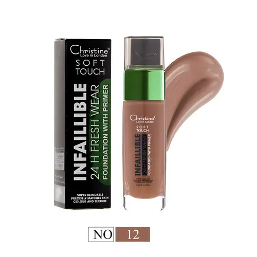 Christine Soft Touch Full Coverage Foundation 12
