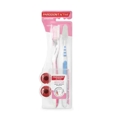 Parodont Active Sensitive Extra Soft Toothbrush Twin Pack