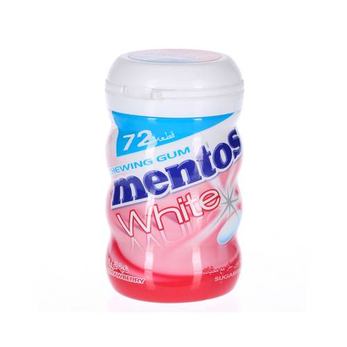 Mentos Strawberry Chewing Gum 72 Pieces