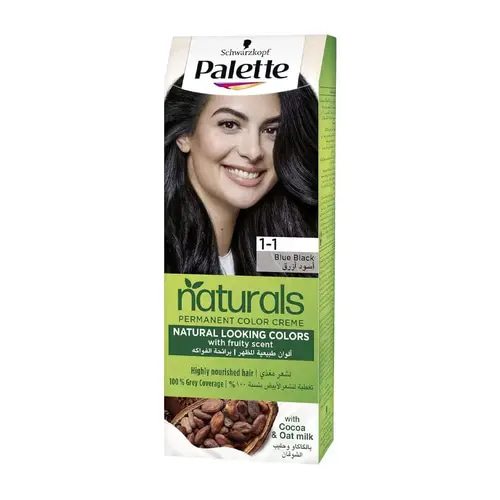 Palette Cream Hair Color 1.1 Blue Black