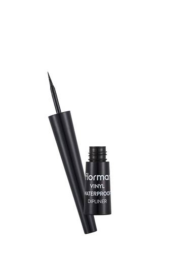 Flormar Vinyl Water-Based Eyeliner Pen - 2.5 g, Black
