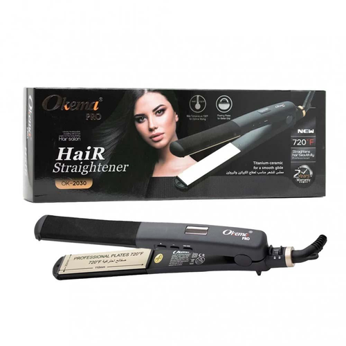 Okema Pro Hair Straightener for Keratin & Protein OK-2030