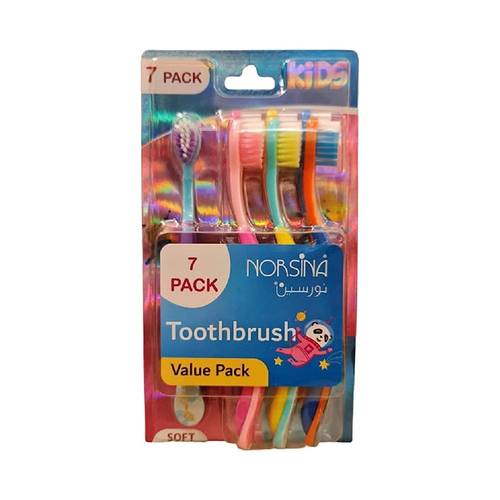 Norsina Kids Soft Toothbrush Set 7pcs