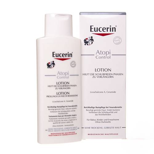 لوشن الجسم AtopiControl من Eucerin لوشن الجسم للجنسين 250 مل