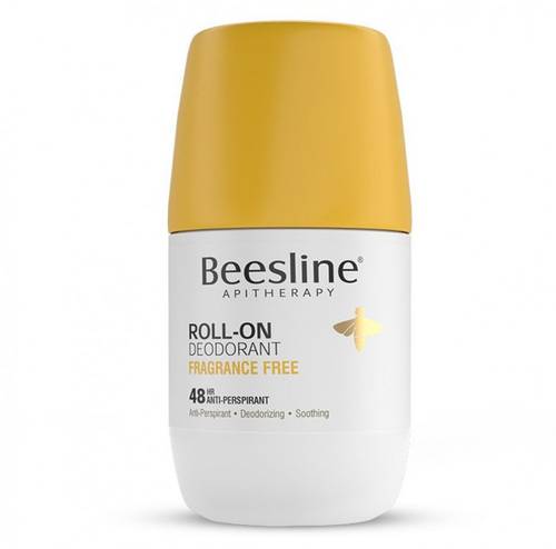 Beesline Roll On Natural Deodorant Fragrance Free 50ml