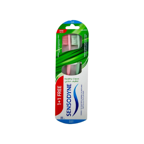 فرشة اسنان تنظيف صحي سنسوداين 1+1