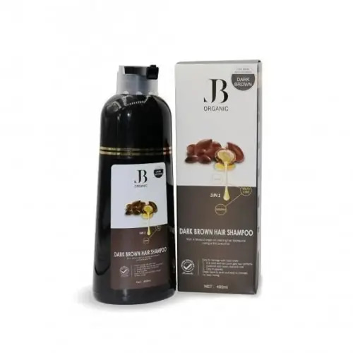 JB Organic Shampoo for Dark Brown Hair 400ml