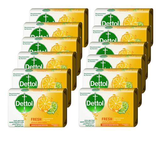 Dettol Soap Bar Lemon & Orange Blossom 70g 12pcs