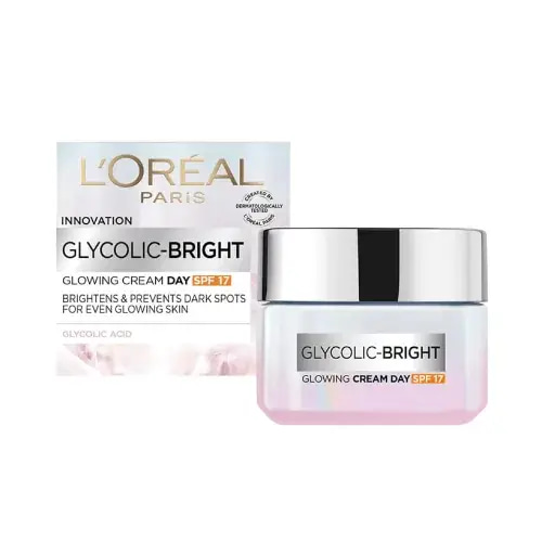 L'Oreal Paris Glycolic Bright Radiance Day Cream SPF 17 - 50ml