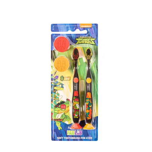 2 Ninja Brushes with Cover and Base
