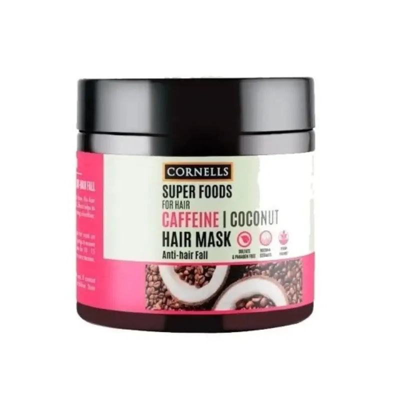 Cornells Super Foods Caffeine & Coconut Hair Mask 475ml