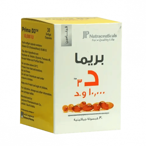 Prima D3 10000 IU 30 Capsules