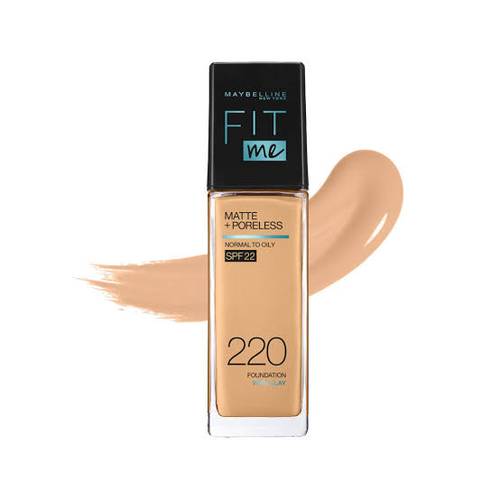 ميبيلين فيت مي كريم أساس مات + بورليس SPF22 - رقم 220