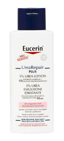 لوشن الجسم المعطر EUCERIN UREA 5% للبشرة الجافة مع 5% يوريا 250 مل تأثير 48 ساعة