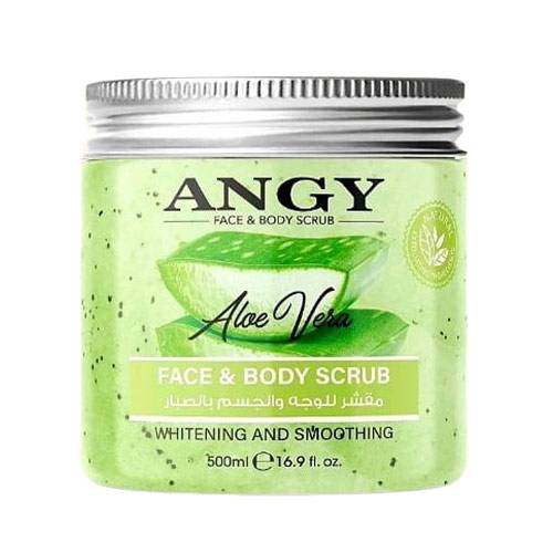 Angy Aloe Vera Face & Body Scrub - 500ml