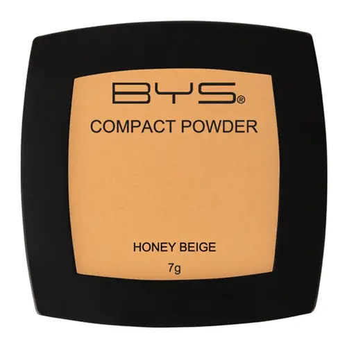 BYS Compact Face Powder Honey Beige 7g