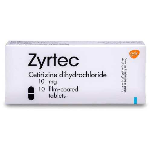 Zyrtec 10 mg – 10 Tablets