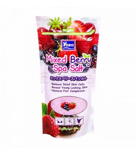 Yoko Mixed Berry Spa Salt Body Scrub 300g