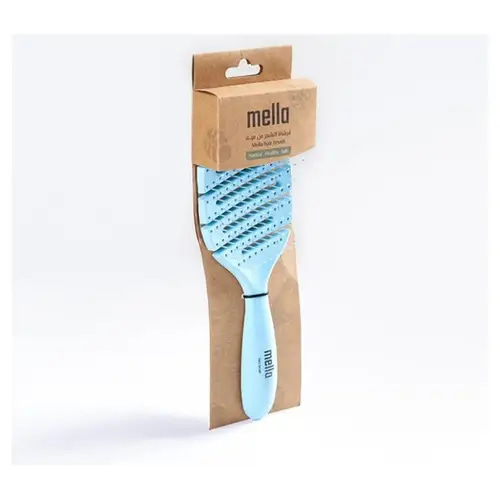 Mella Square Detangling Hair Brush Light Blue