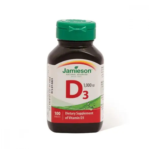 Jamieson Vitamin D3 1000 IU 100 Tablets