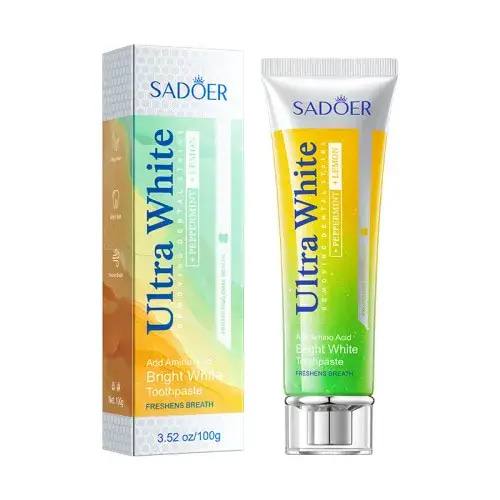 Sadoer Mint & Lemon Ultra Whitening Toothpaste 100g