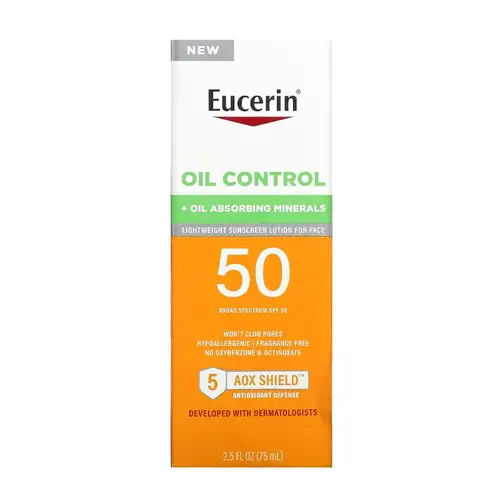 Eucerin Sunscreen Lotion Light Face Oily Skin+ SPF 50 75ml