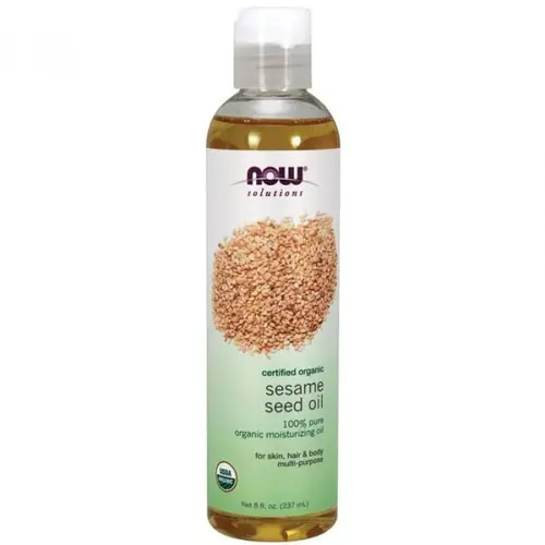Now Organics Sesame Seed Oil 237 ml