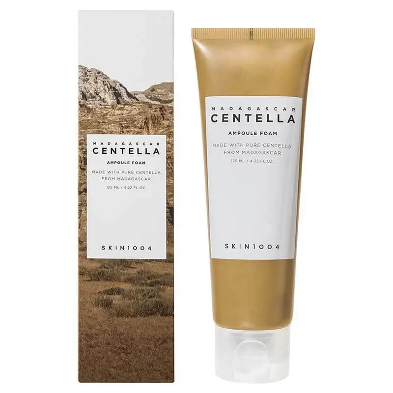 Centella Foaming Ampoule Madagascar Gentle and Soothing Facial Cleanser with Centella Extract 125ml