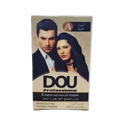 صبغة الحواجب والشعر لون اسود DOU A
