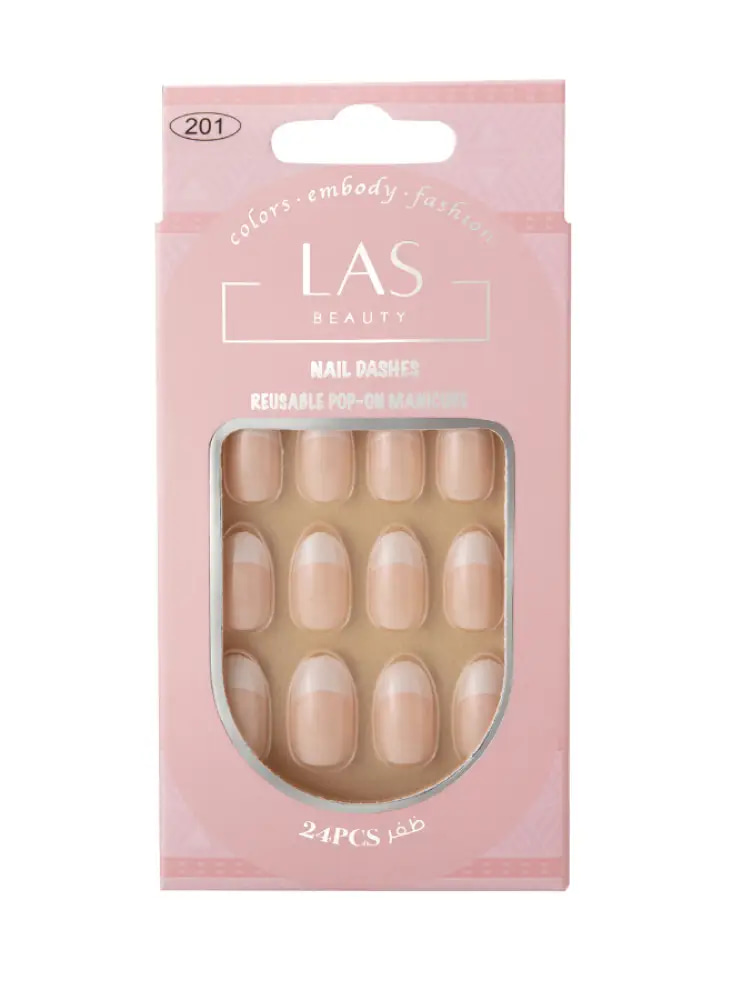French Nail Extension No. 201 from Las Beauty