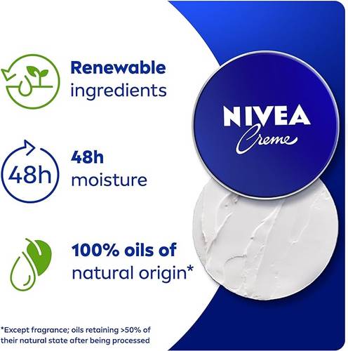 Nivea Creme, Nivea Multi-Purpose Moisturizing Cream, Tin 250ml