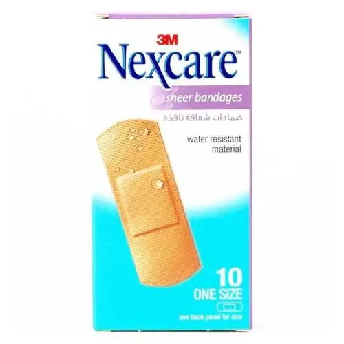 Nexcare Waterproof Transparent Bandages 10pcs
