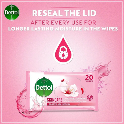 Dettol Skincare Wet Wipes 20 Wipes