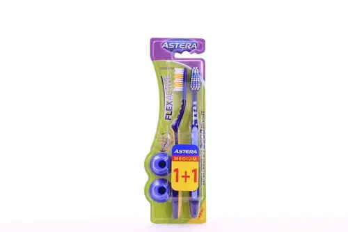 Astera Flex Active 1+1 Medium Toothbrush