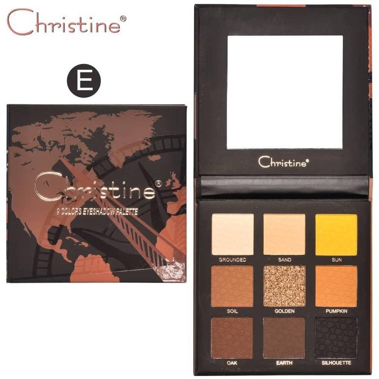 Christine 9 Colors Eyeshadow Palette CH-E2213-E