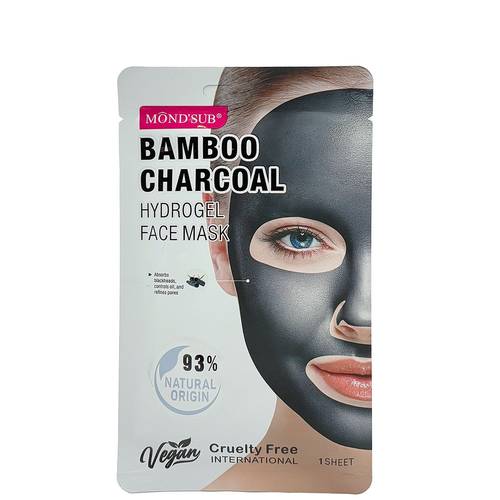 MOND'SUB Bamboo Charcoal Hydrogel Face Mask