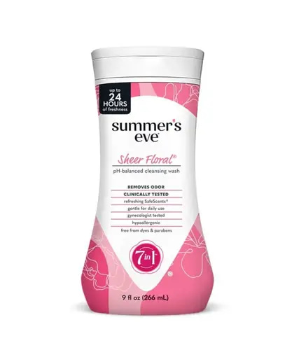 Summer’s Eve Nighttime Feminine Wash Sheer Floral 266ml