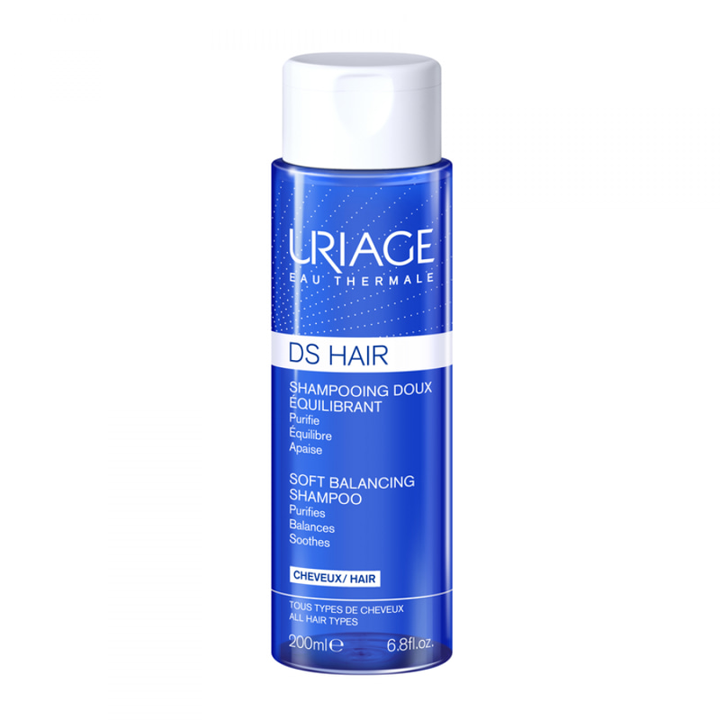 Uriage DS Hair Soft Balancing Shampoo for all hair types for dandruff 200 ml