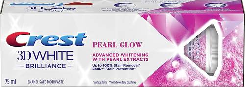 Crest 3D White Brilliance Pearl Glow Toothpaste 75ml