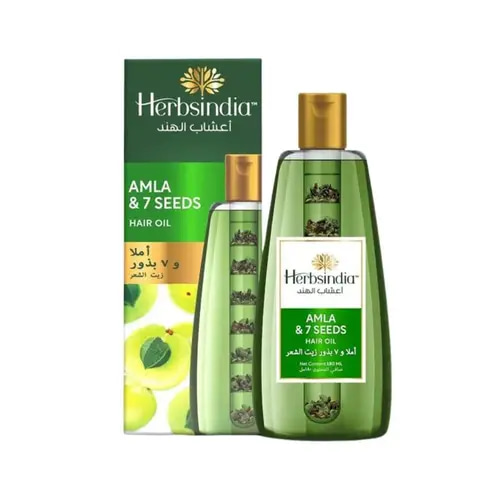 Herbsindia Amla & 7 Seeds Hair Oil 180ml