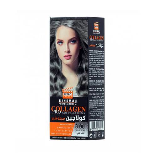 Nitro Canada Cinema Collagen Hair Color 8.001 Silver Blonde 260ml