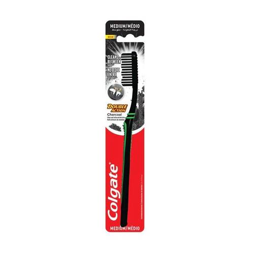 Colgate Charcoal Double Action Medium Toothbrush
