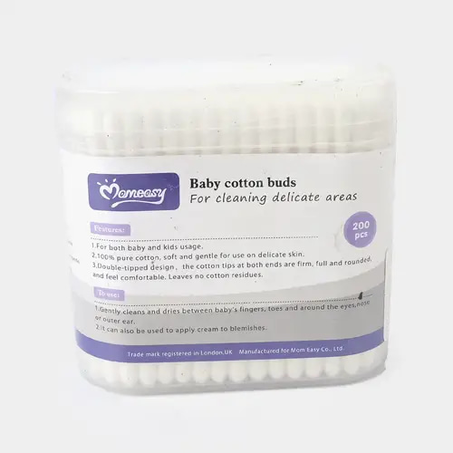 Mom Easy Baby Cotton Buds 200 Pieces 0185