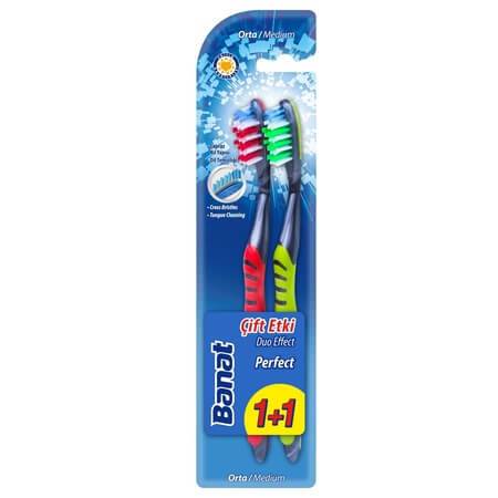 Girls Perfect Medium Toothbrush 1+1pc