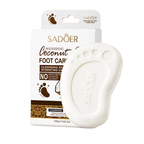 SADOER صابون مغذي للعناية بالقدمين بزيت جوز الهند 100 جم NO.SD78159